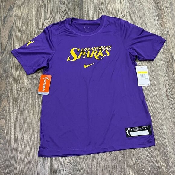 Nike Tops - NWT Nike WNBA Womens Dri-Fit Los Angeles Sparks Performance T-Shirt Purple ST